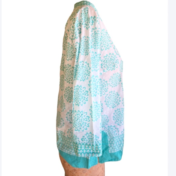 Floral Cotton Summer Blouse - Picture 4 of 5